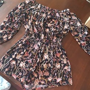 Free People Floral Romper